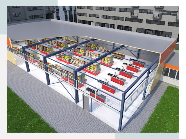 Строительство магазинов в Полевской от 616 руб. за м²