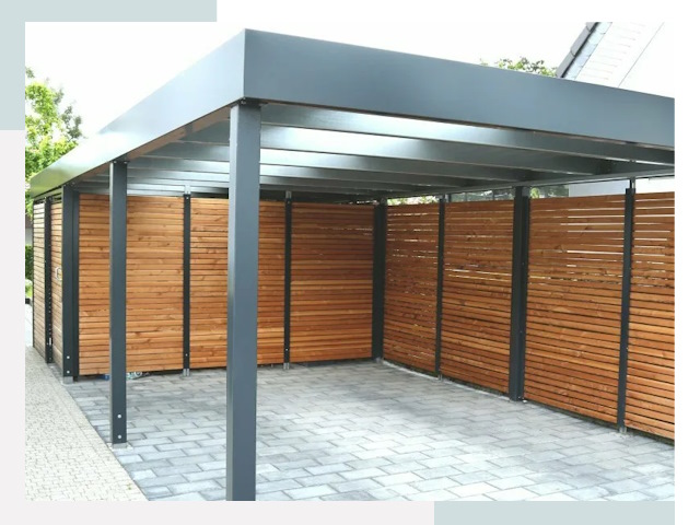 Навесы для парковки в Полевской