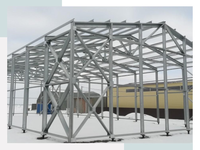 Каркасные ангары в Полевской