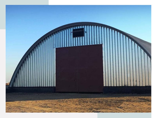 Арочные ангары в Полевской