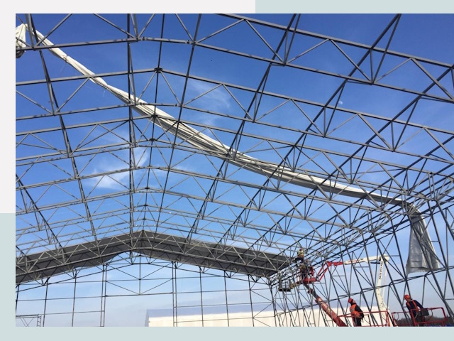 Шатровые ангары от 616 руб. в Полевской и Свердловской области