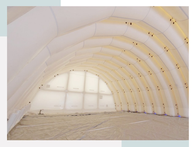 Пневмокаркасные ангары в Полевской