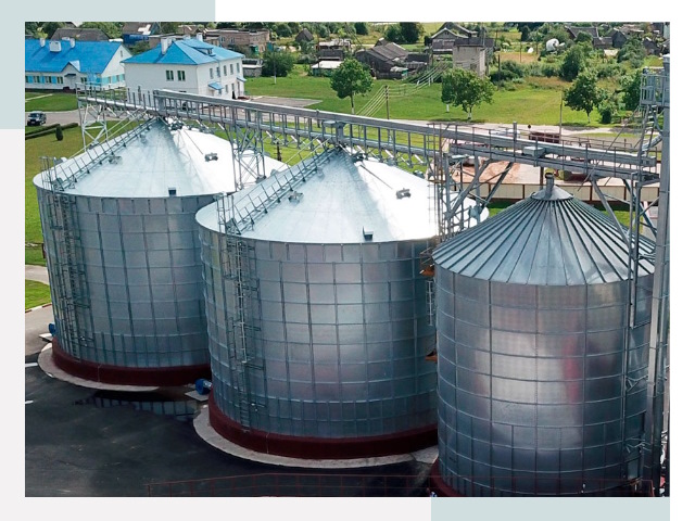 Металлические силосы в Полевской