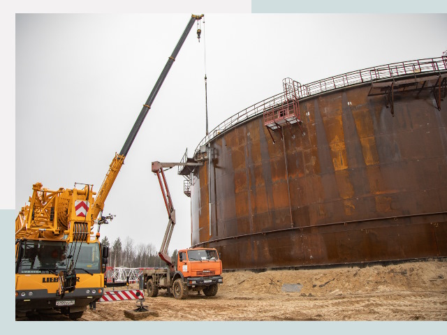 Монтаж резервуаров в Полевской от 616 руб. за м³