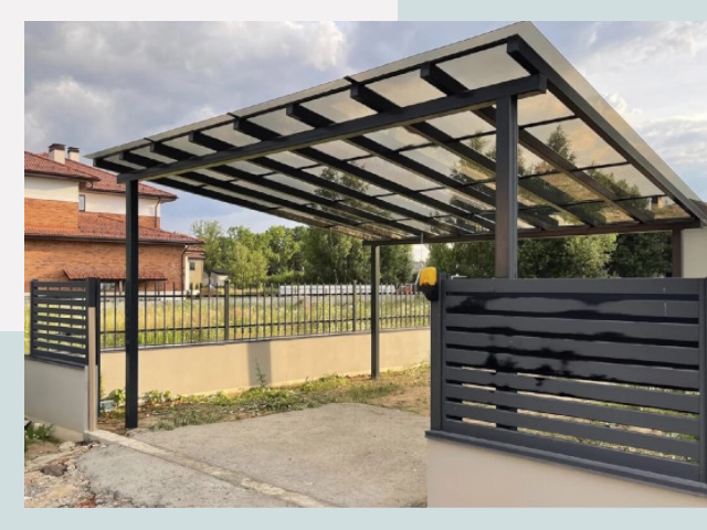 Металлические навесы в Полевской от 616 руб. за м²