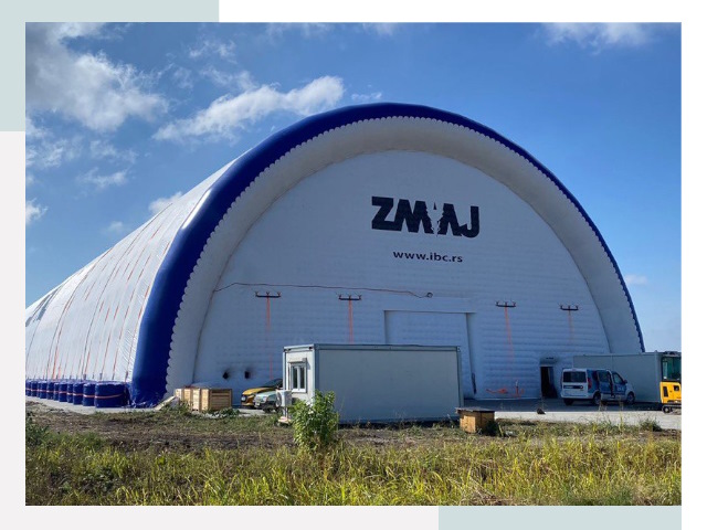 Брендирование ангаров в Полевской