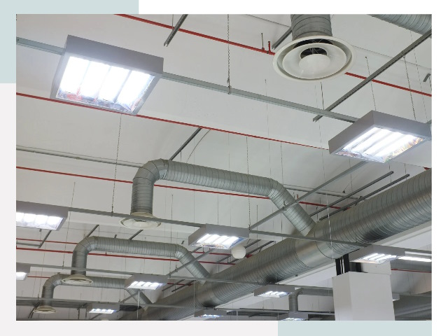 Вентиляция ангаров в Полевской