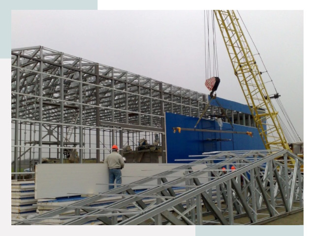 Монтаж ангаров в Полевской